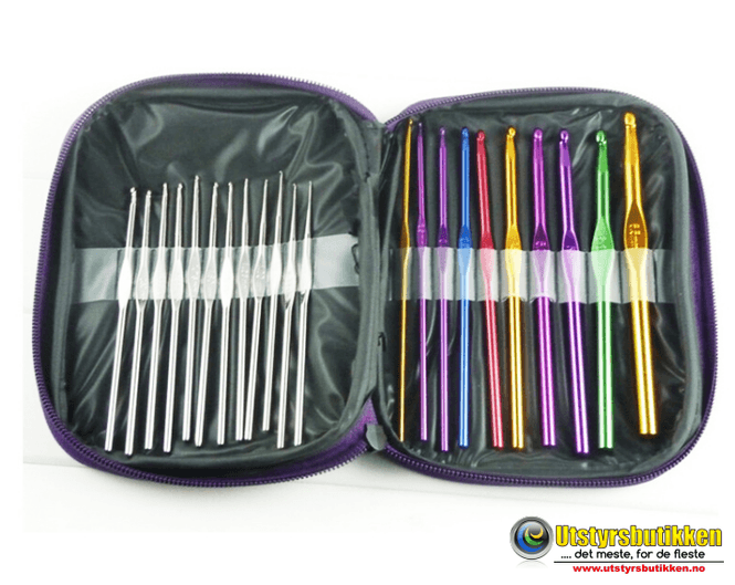 Hovedbilde Heklenål Sett - 22 deler