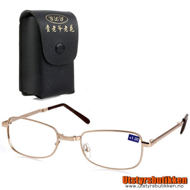 Hovedbilde Sammenleggbare lesebriller med etui