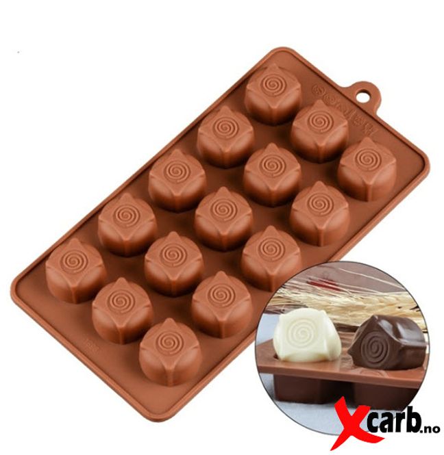 Hovedbilde Silikonform Konfekt Swirl - SilikoLove