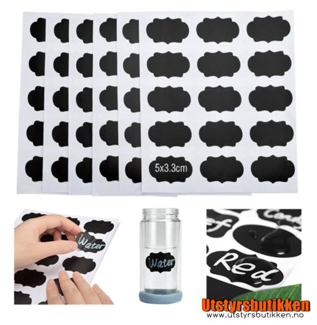 Hovedbilde Merkelapper med tavlefunksjon - 90 stk