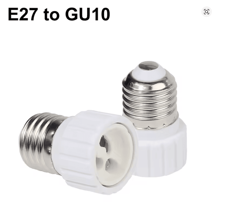 Sokkeladapter - E27 til GU10