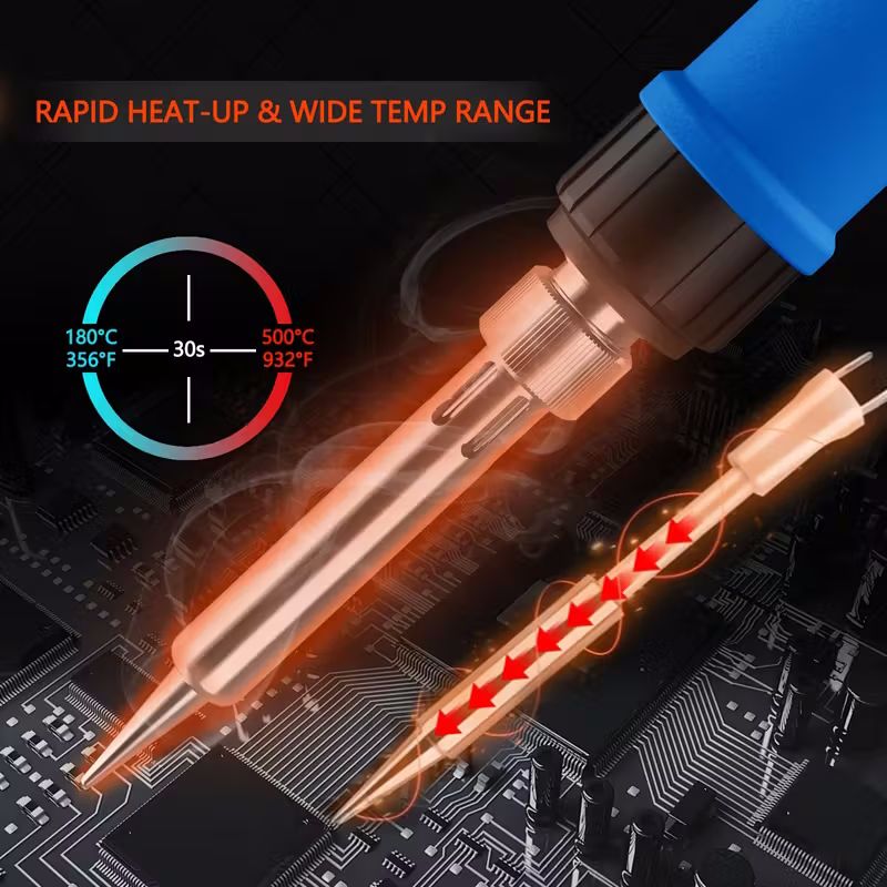 Loddebolt - 90 W - justerbar temperatur