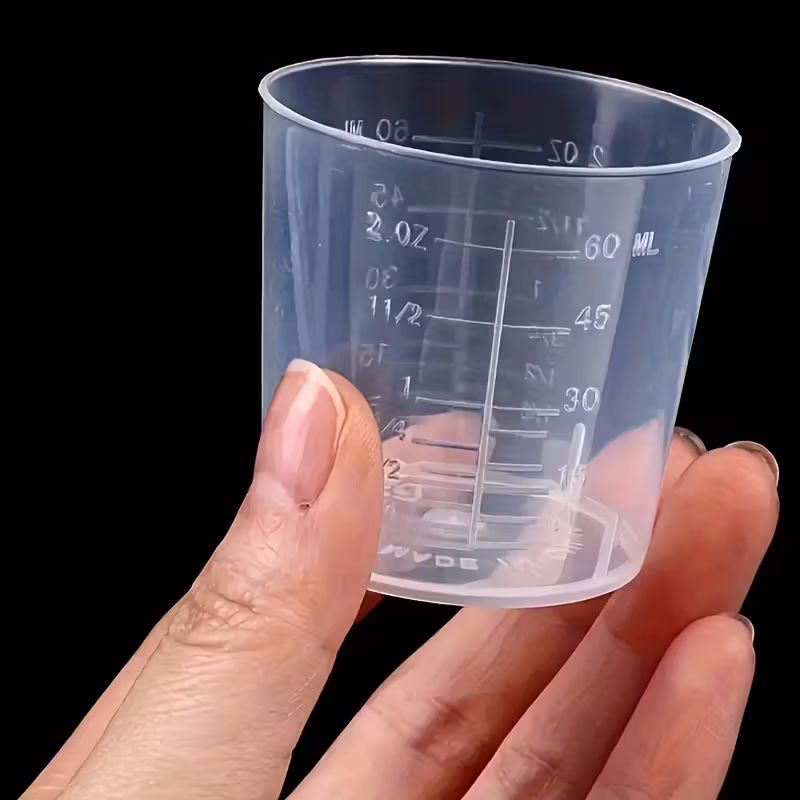 Målebeger i plast 60 ml